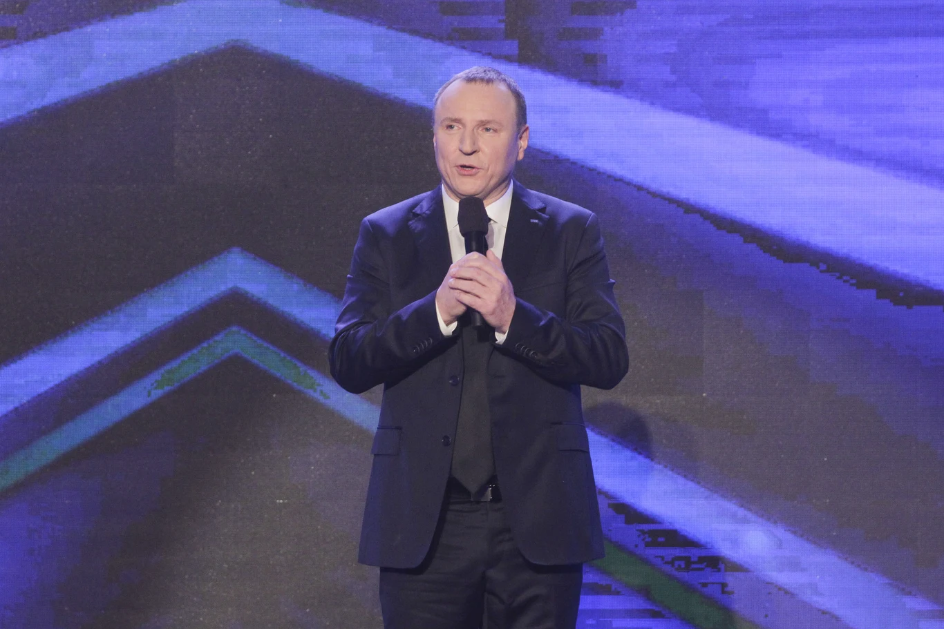 Jacek Kurski podczas prezentacji wiosennej ramówki TVP Jacek Kurski podczas prezentacji wiosennej ramówki TVP