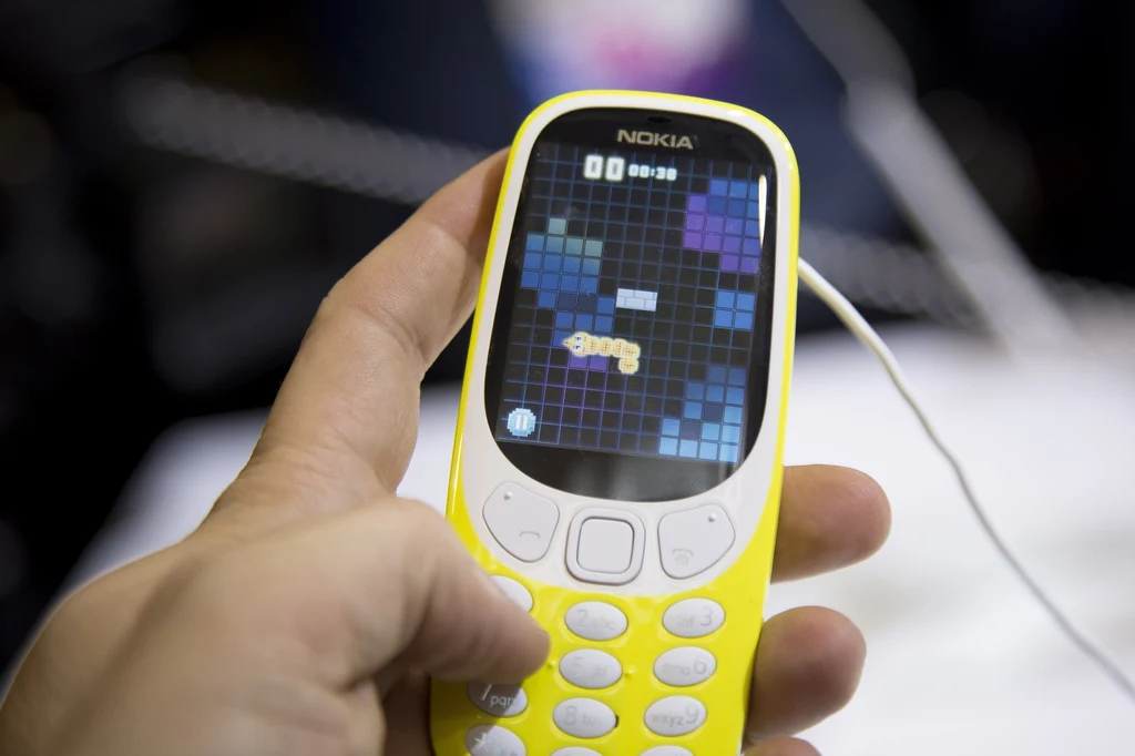 Nowa Nokia 3310 z nowym wężem