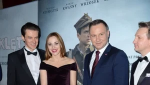 Andrzej Duda pośród gwiazd "Wyklętego"