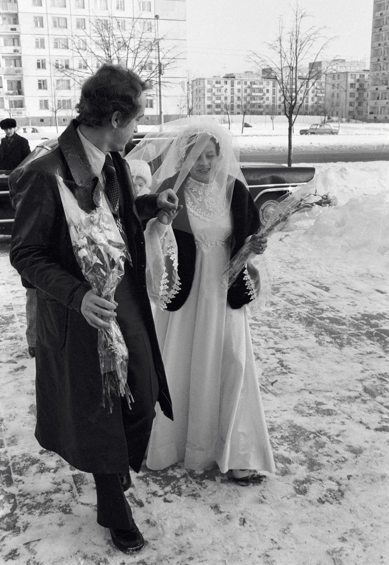 Olga Korbut i jej były już mąż w dniu ślubu Olga Korbut i jej były już mąż w dniu ślubu