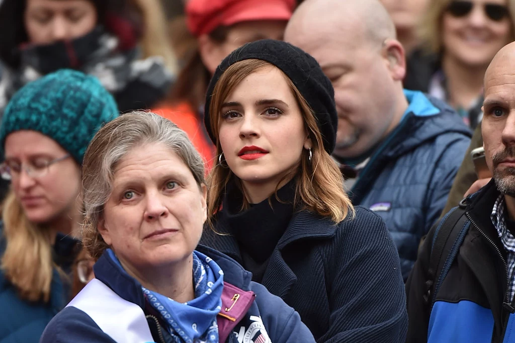 Emma Watson na marszu kobiet w Waszyngtonie