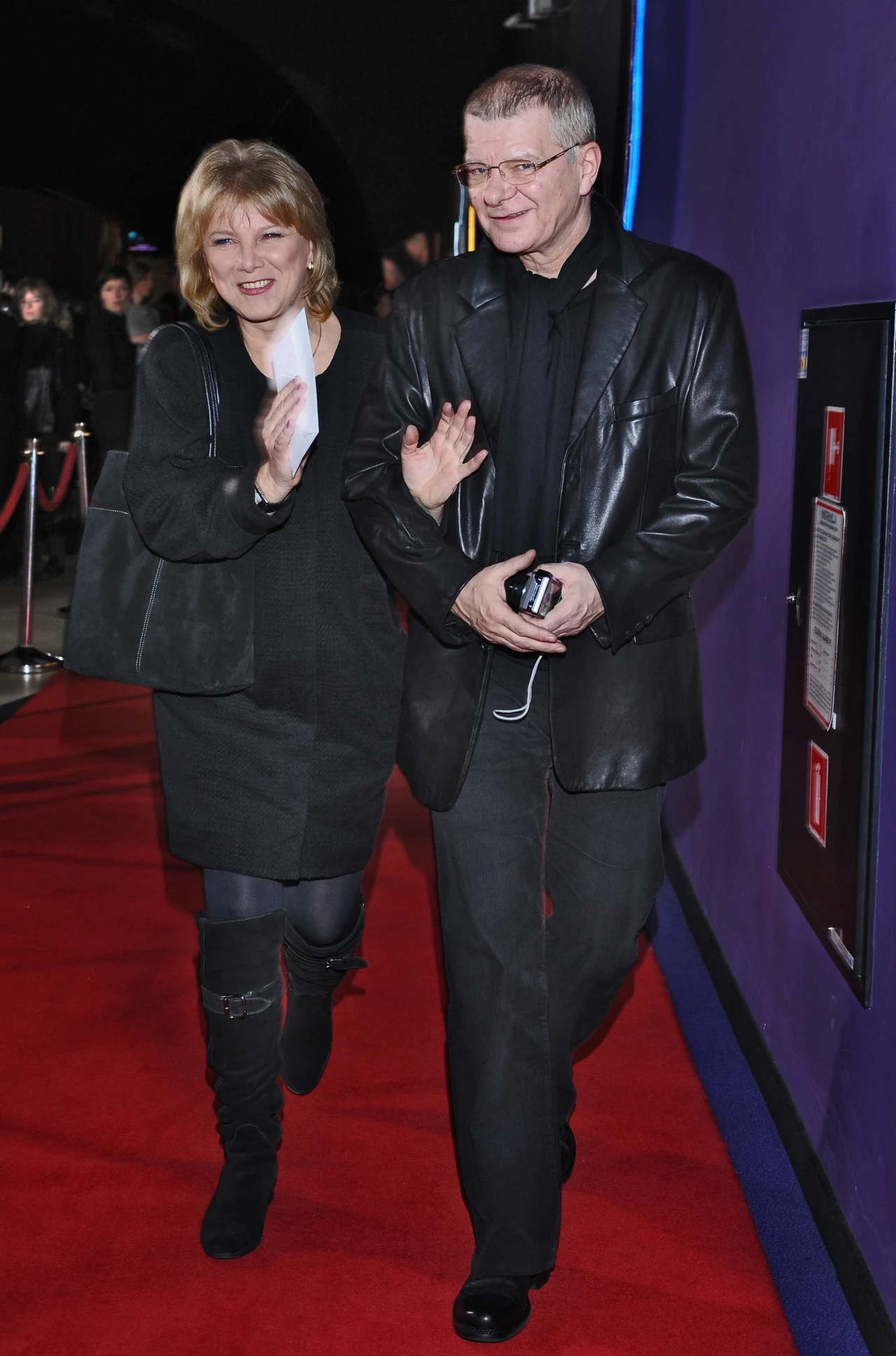 Dorota Kamińska z mężem, 2011 rok