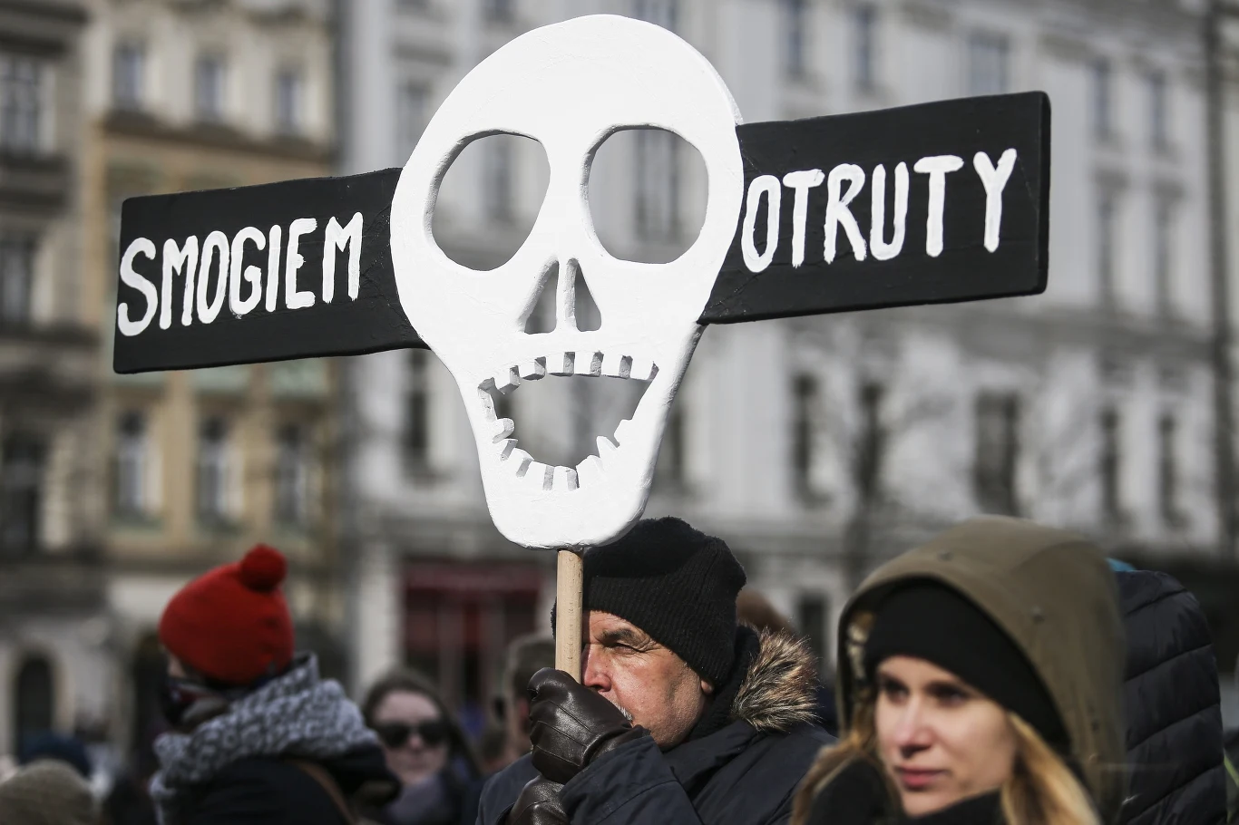 Na Rynku Głównym odbył się "Czysty protest " przeciwko smogowi Na Rynku Głównym odbył się "Czysty protest " przeciwko smogowi