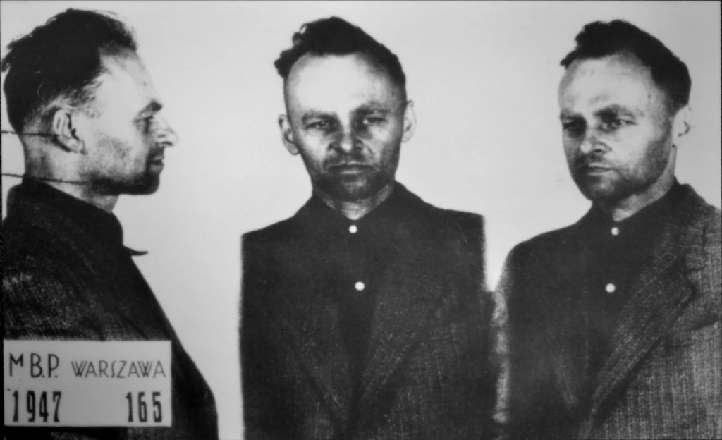 Rotmistrz Witold Pilecki po aresztowaniu w 1947 roku