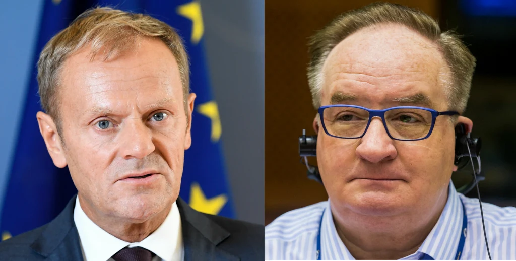 Donald Tusk i Jacek Saryusz-Wolski