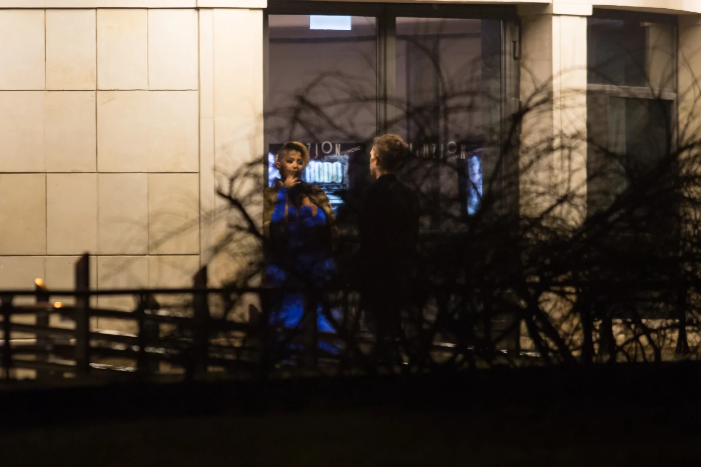 Patricia na dymku z Królikowskim Patricia na dymku z Królikowskim