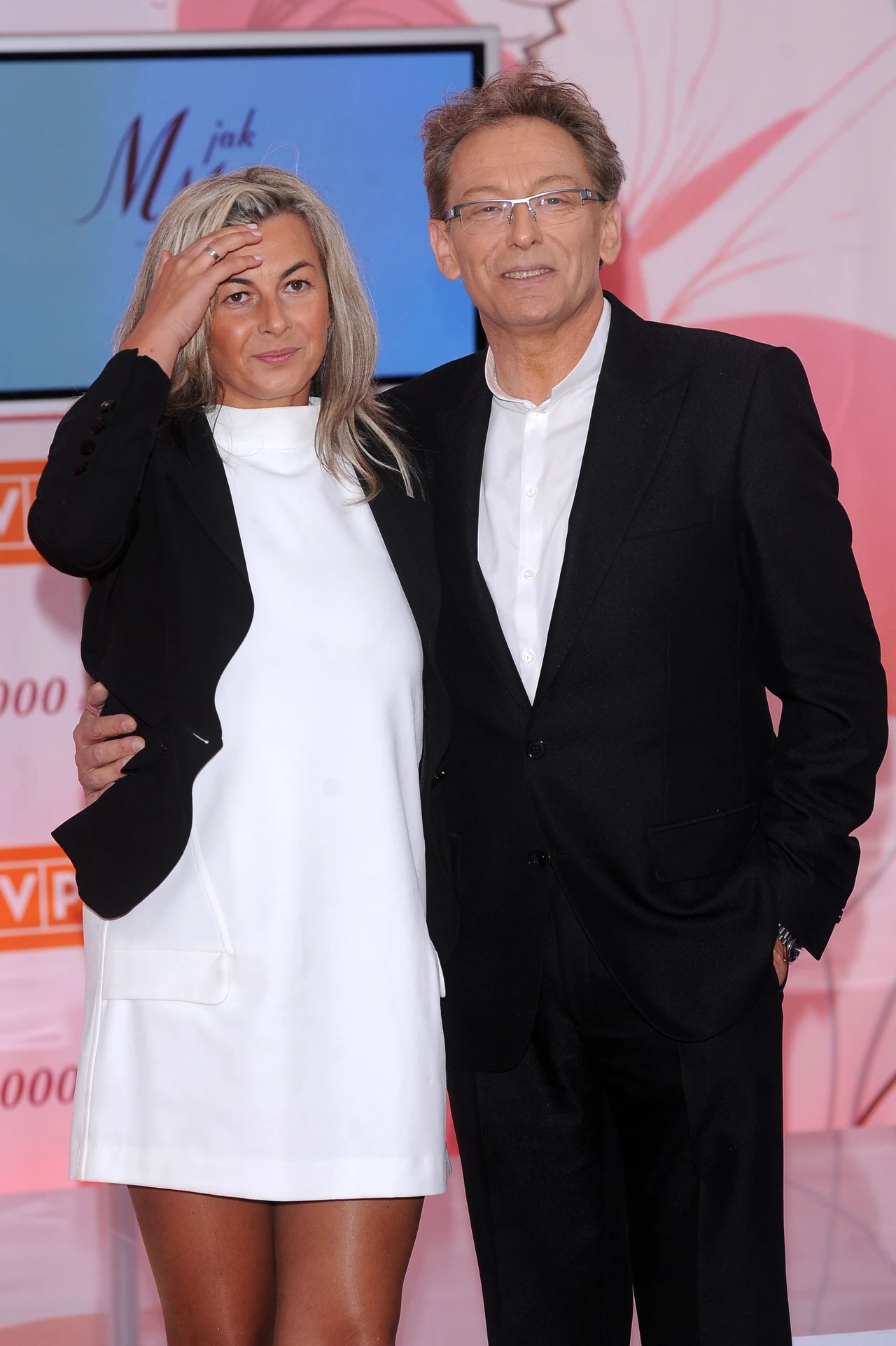 Jacek Borkowski z żoną Magdaleną Gotowiecką