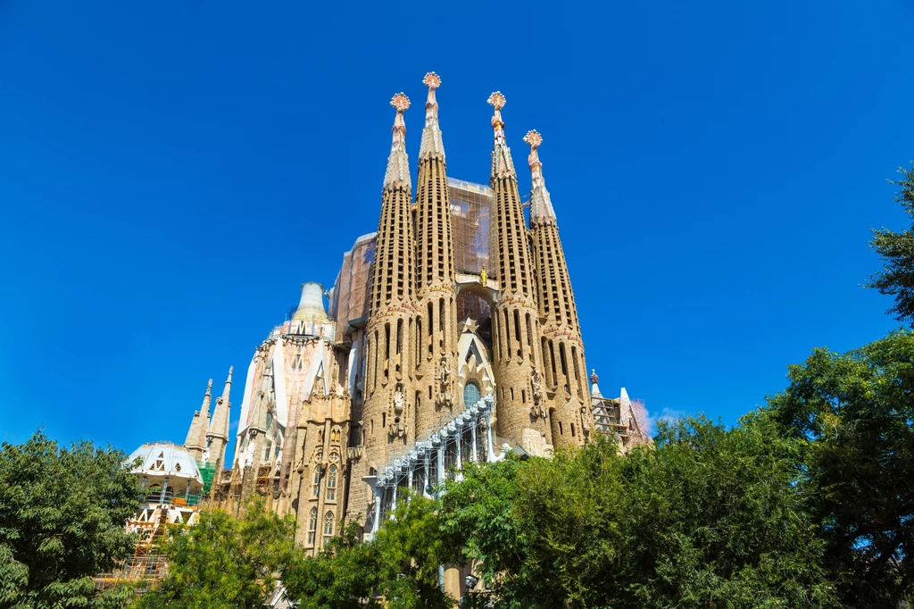 Sagrada Familia w Barcelonie, w Hiszpanii