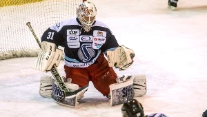 Zawodnik Nesty Miresu Toruń Michał Kalinowski i Tomasz Witkowski (L) z MH Automatyki Gdańsk