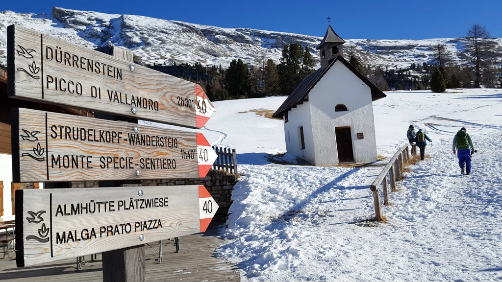 Południowy Tyrol: Droga na Strudelkopf Południowy Tyrol: Droga na Strudelkopf