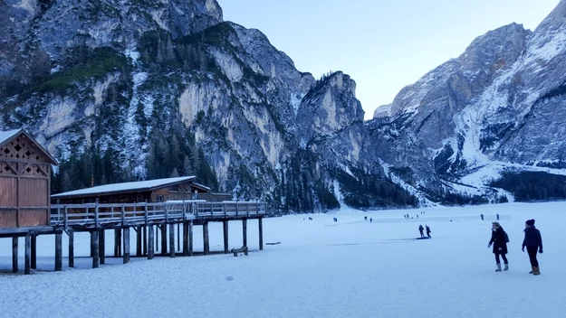 Południowy Tyrol: Zamarznięte jezioro Braies