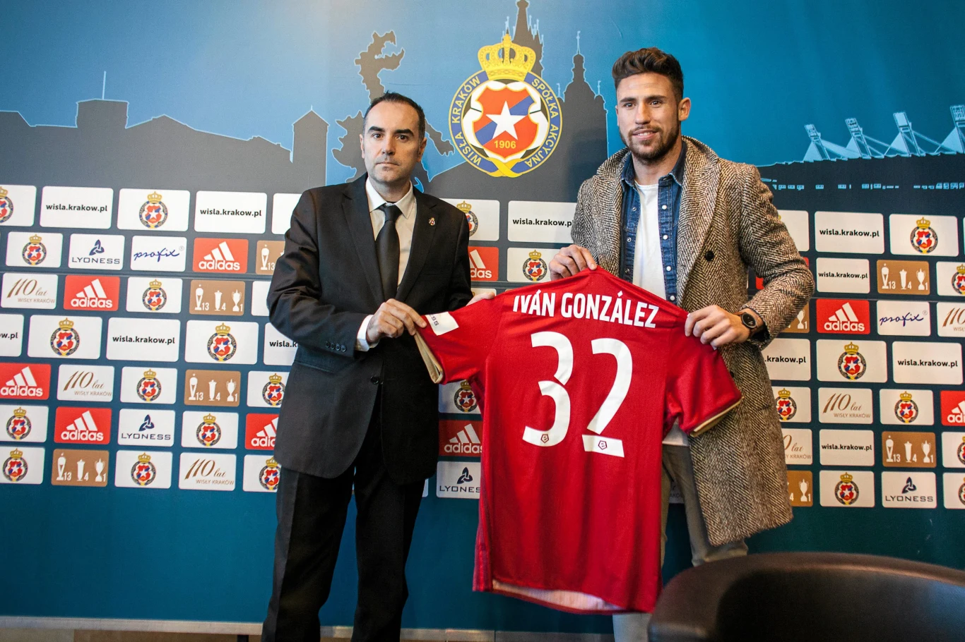 Ivan Gonzalez na prezentacji w Wiśle