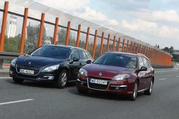 Peugeot 508 SW (2011-), Renault Laguna Grandtour III (2007-2014)