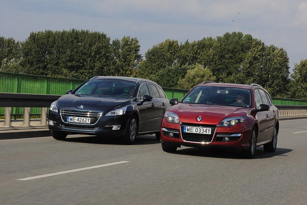 Peugeot 508 SW (2011-), Renault Laguna Grandtour III (2007-2014)