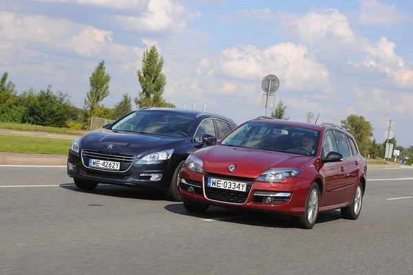 Peugeot 508 SW (2011-), Renault Laguna Grandtour III (2007-2014)