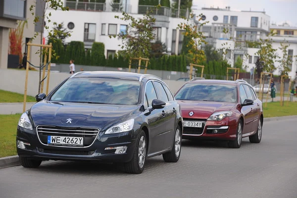 Peugeot 508 SW (2011-), Renault Laguna Grandtour III (2007-2014)
