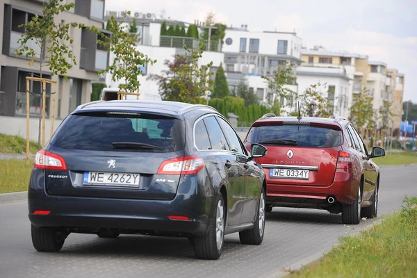 Peugeot 508 SW (2011-), Renault Laguna Grandtour III (2007-2014)