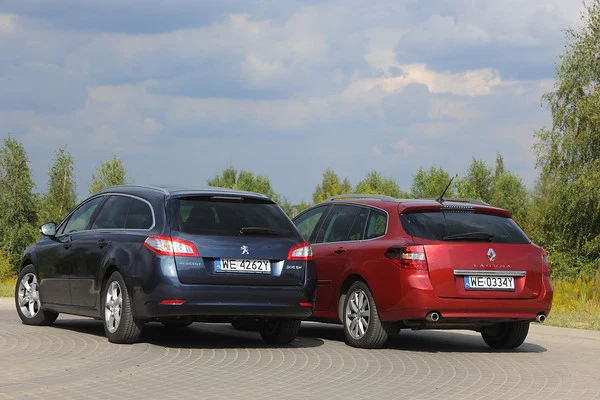 Peugeot 508 SW (2011-), Renault Laguna Grandtour III (2007-2014)