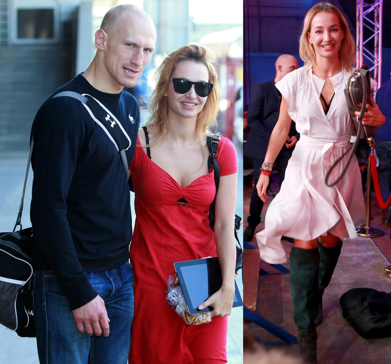 Krzysztof "Diablo" Włodarczyk z żoną Małgorzatą Babilońską Krzysztof "Diablo" Włodarczyk z żoną Małgorzatą Babilońską