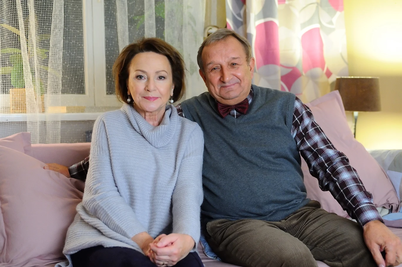 Kazimierz Kaczor i Małgorzata Niemirska w serialu "Druga szansa"