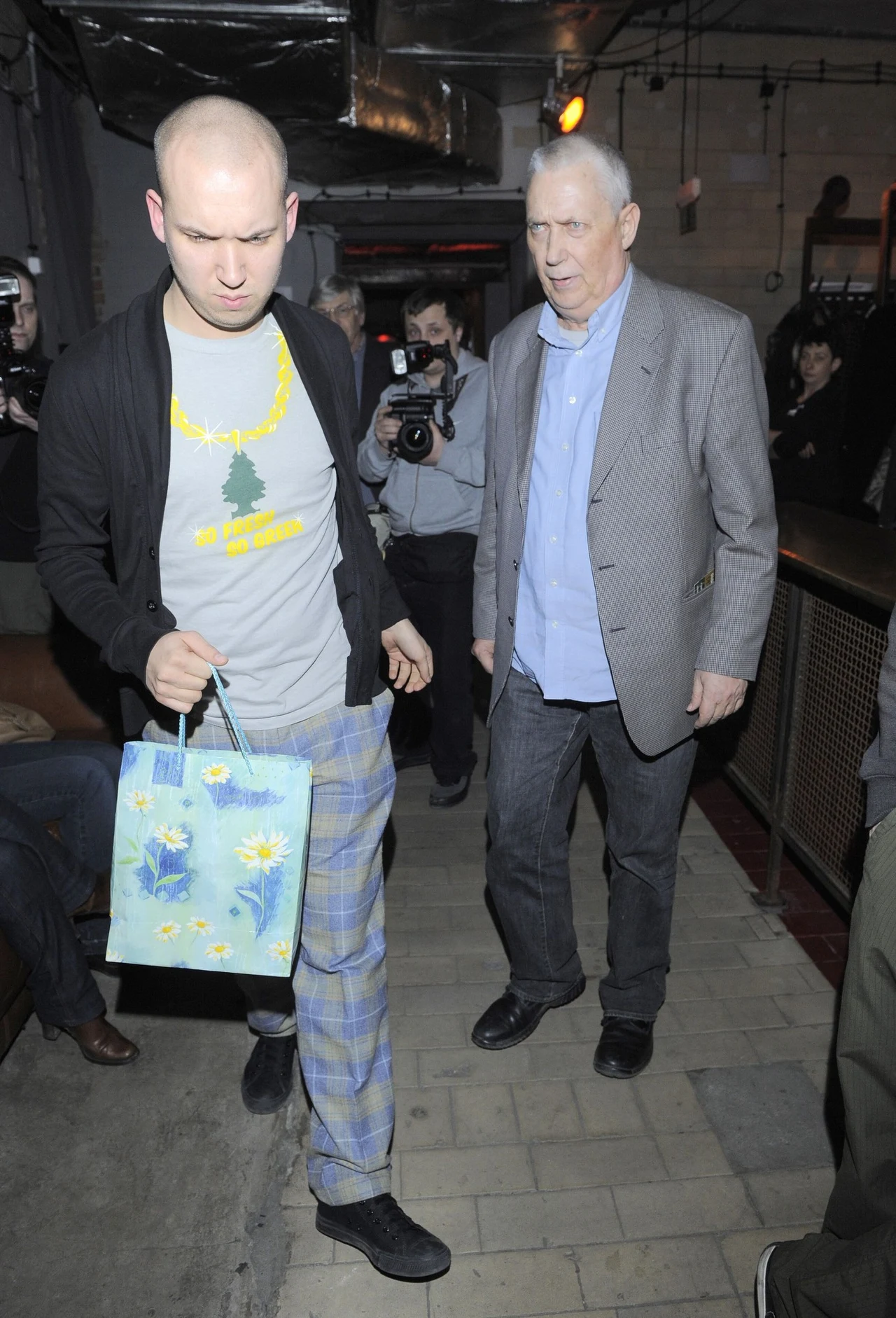 Jan Młynarski z ojcem Jan Młynarski z ojcem