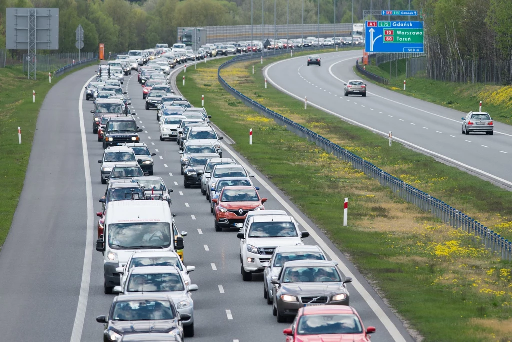 Wiodąca nad morze autostrada A1 szczególne oblężenie przeżywa latem