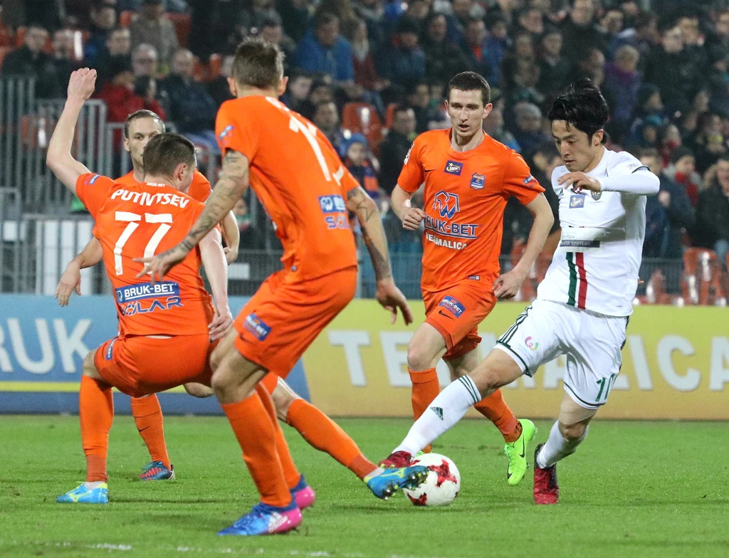 Bruk-Bet Termalica - Śląsk Wrocław 1-2 w meczu 26. kolejki Ekstraklasy Bruk-Bet Termalica - Śląsk Wrocław 1-2 w meczu 26. kolejki Ekstraklasy