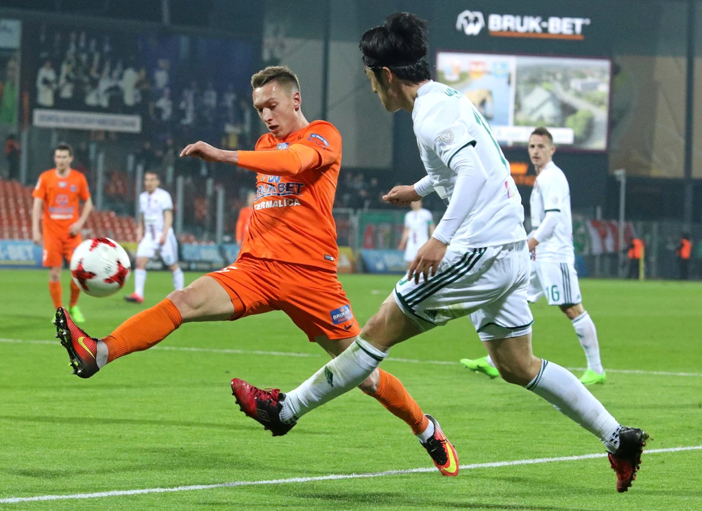 Bruk-Bet Termalica - Śląsk Wrocław 1-2 w meczu 26. kolejki Ekstraklasy Bruk-Bet Termalica - Śląsk Wrocław 1-2 w meczu 26. kolejki Ekstraklasy