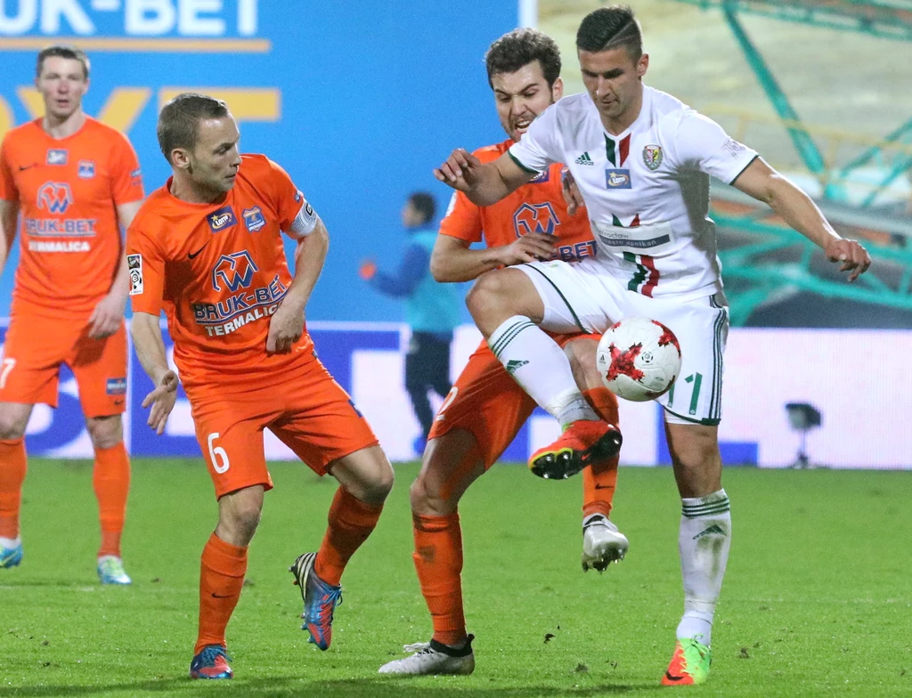 Bruk-Bet Termalica - Śląsk Wrocław 1-2 w meczu 26. kolejki Ekstraklasy Bruk-Bet Termalica - Śląsk Wrocław 1-2 w meczu 26. kolejki Ekstraklasy