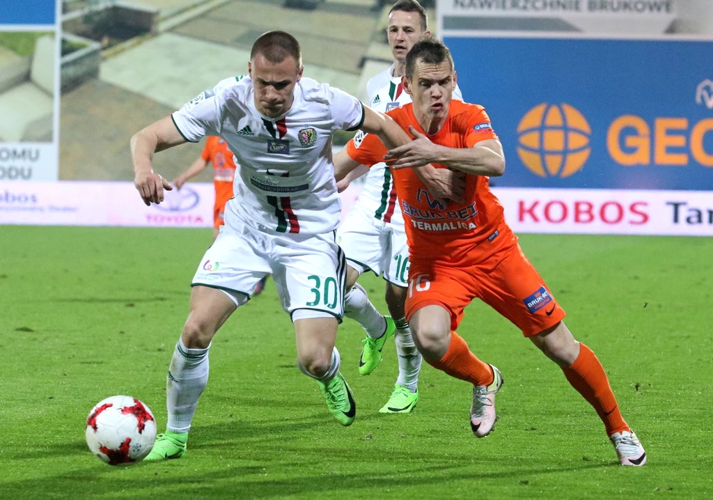 Bruk-Bet Termalica - Śląsk Wrocław 1-2 w meczu 26. kolejki Ekstraklasy Bruk-Bet Termalica - Śląsk Wrocław 1-2 w meczu 26. kolejki Ekstraklasy