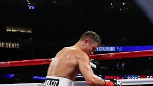 Giennadij Gołowkin (z lewej) i Daniel Jacobs