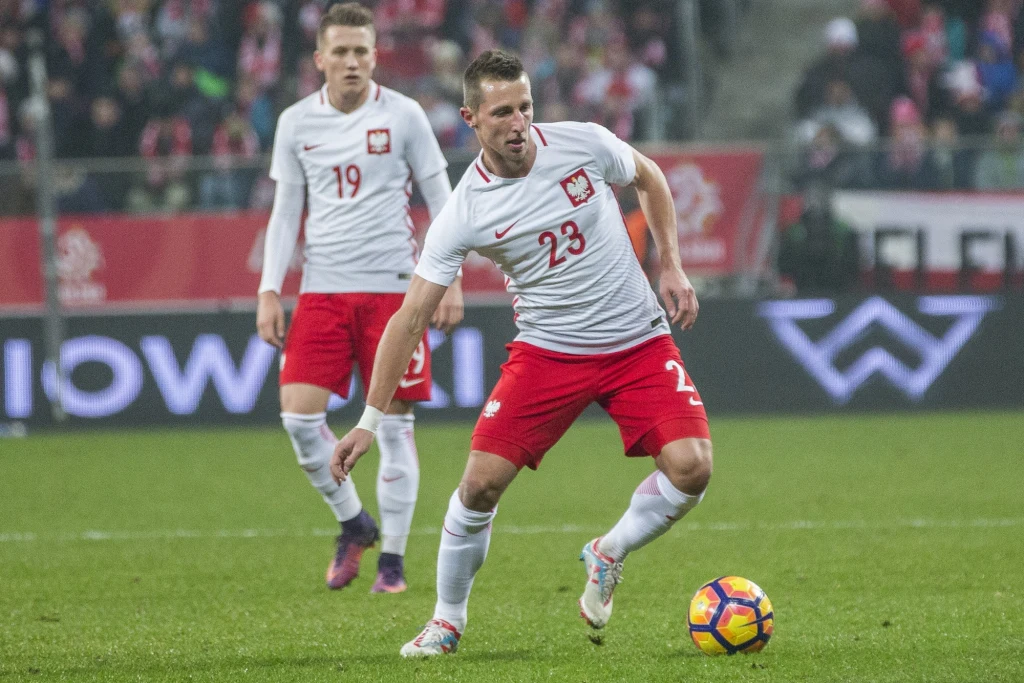 Kamil Wilczek w barwach reprezentacji Polski Kamil Wilczek w barwach reprezentacji Polski