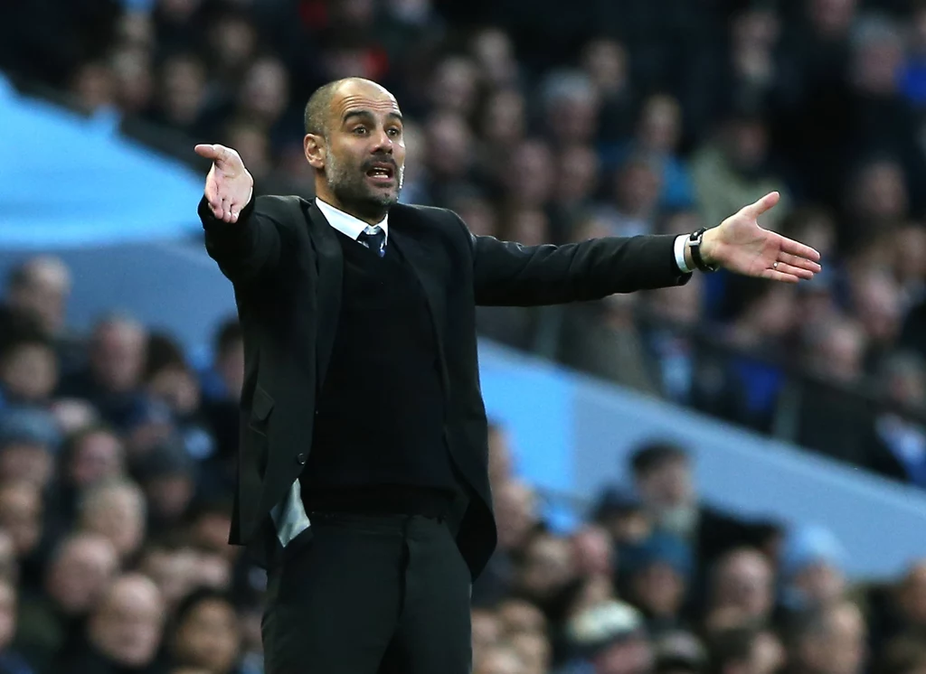 Trener Manchesteru City Pep Guardiola Trener Manchesteru City Pep Guardiola