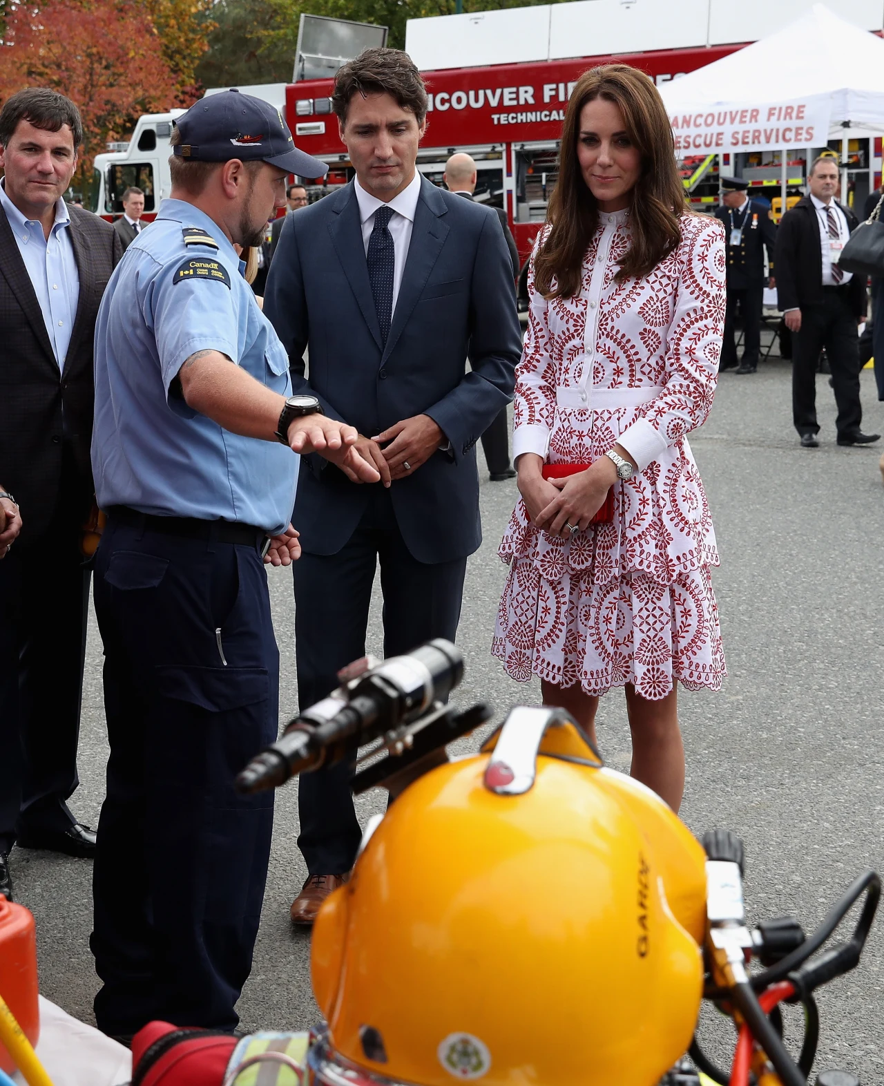 Justin Trudeau, na zdj. z księżną Kate Justin Trudeau, na zdj. z księżną Kate