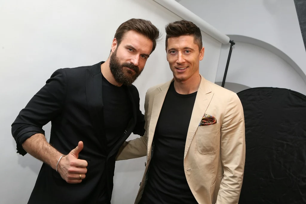 Piotr Stramowski i Robert Lewandowski Piotr Stramowski i Robert Lewandowski
