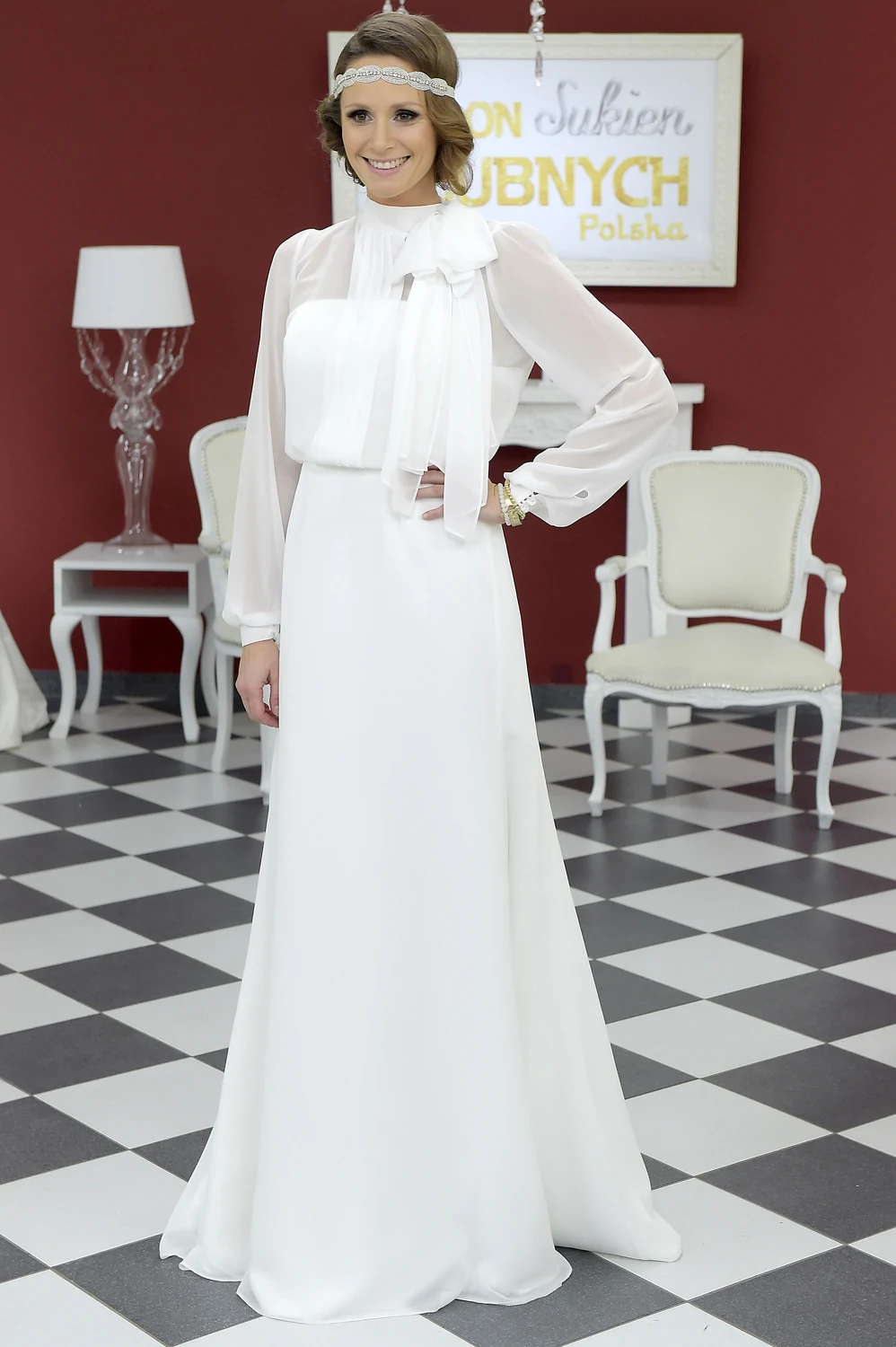 Monika w sukni ślubnej Monika w sukni ślubnej