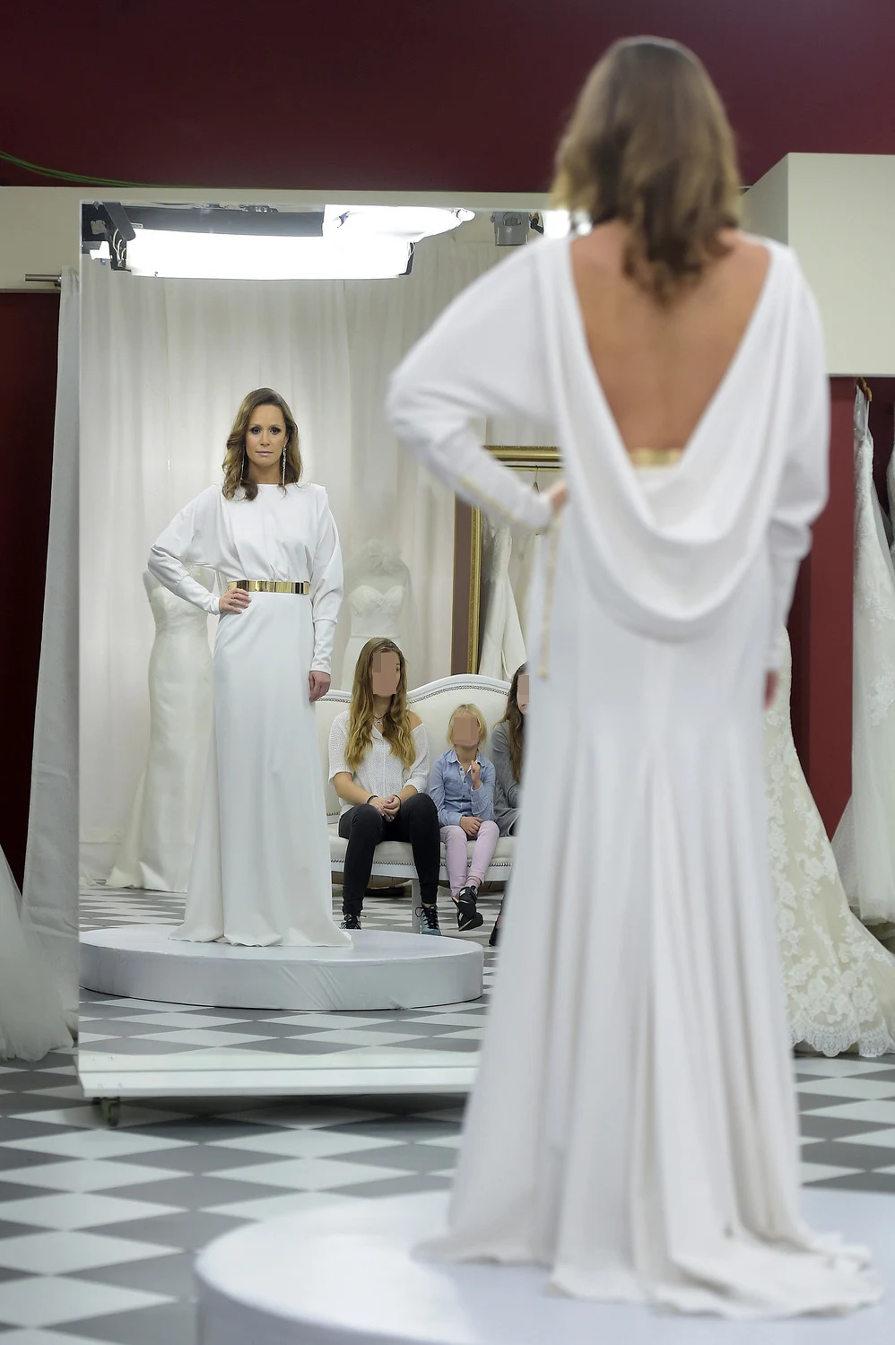 Monika w suknie ślubnej Monika w suknie ślubnej