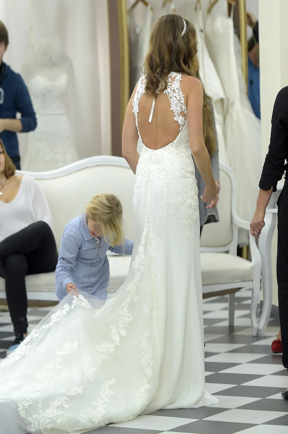 Monika w suknie ślubnej Monika w suknie ślubnej