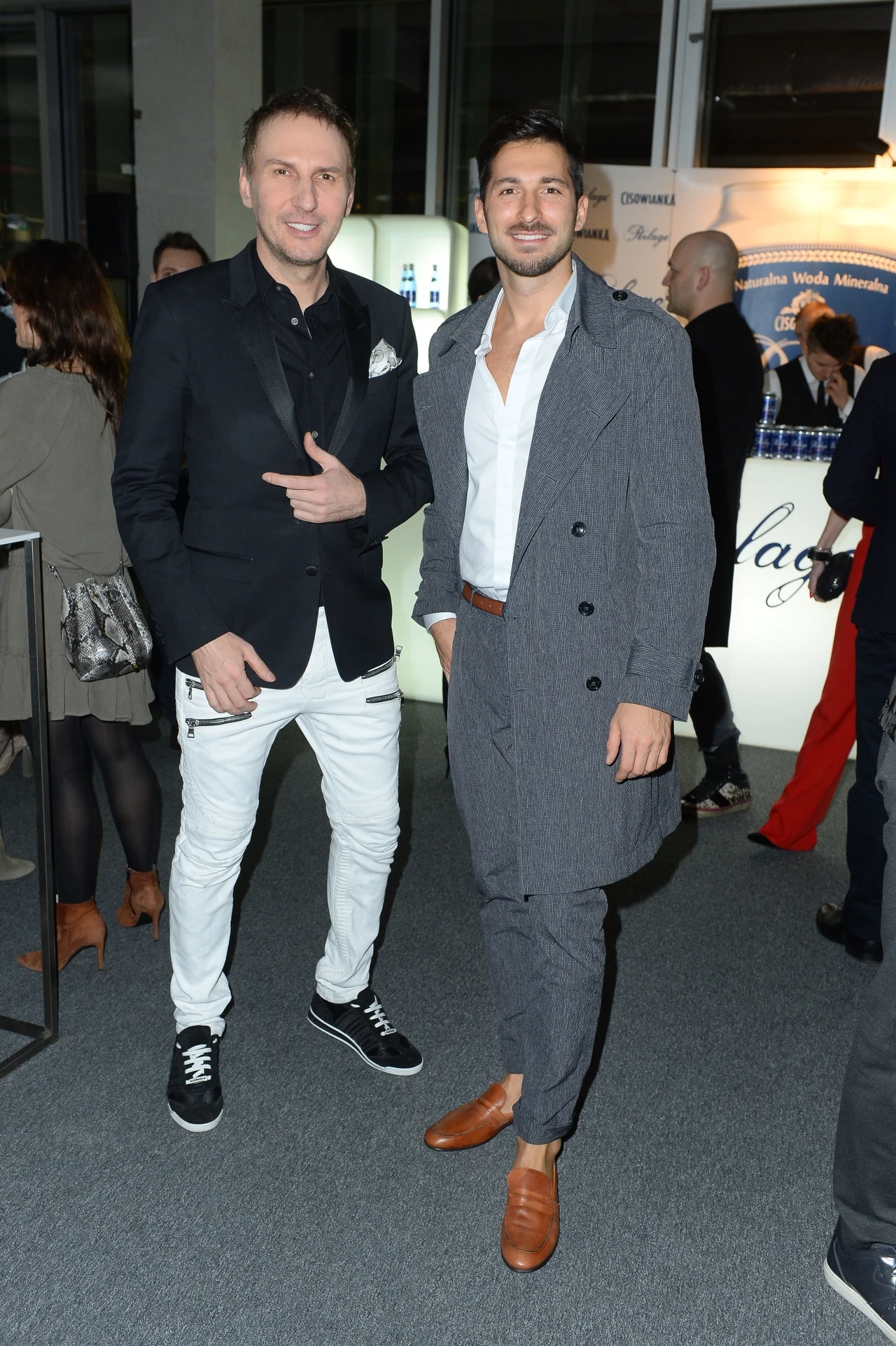 Krzysiek Gojdź z Rafałem Maślakiem na pokazie Jemioła Krzysiek Gojdź z Rafałem Maślakiem na pokazie Jemioła