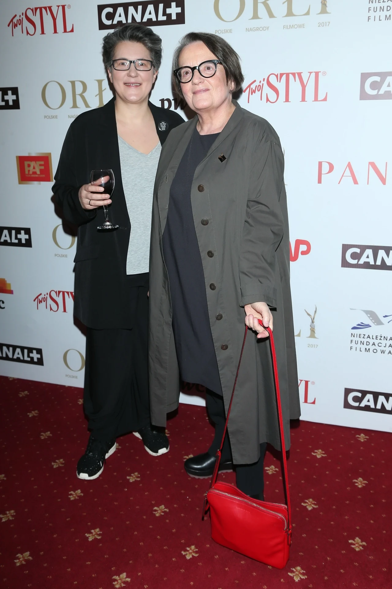 Agnieszka Holland z córką Agnieszka Holland z córką