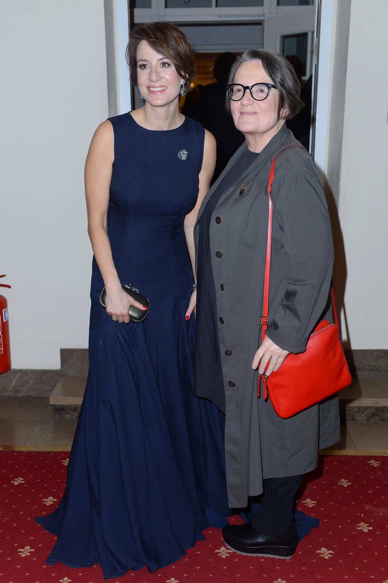 Agnieszka Holland z aktorką Mają Ostaszewską Agnieszka Holland z aktorką Mają Ostaszewską