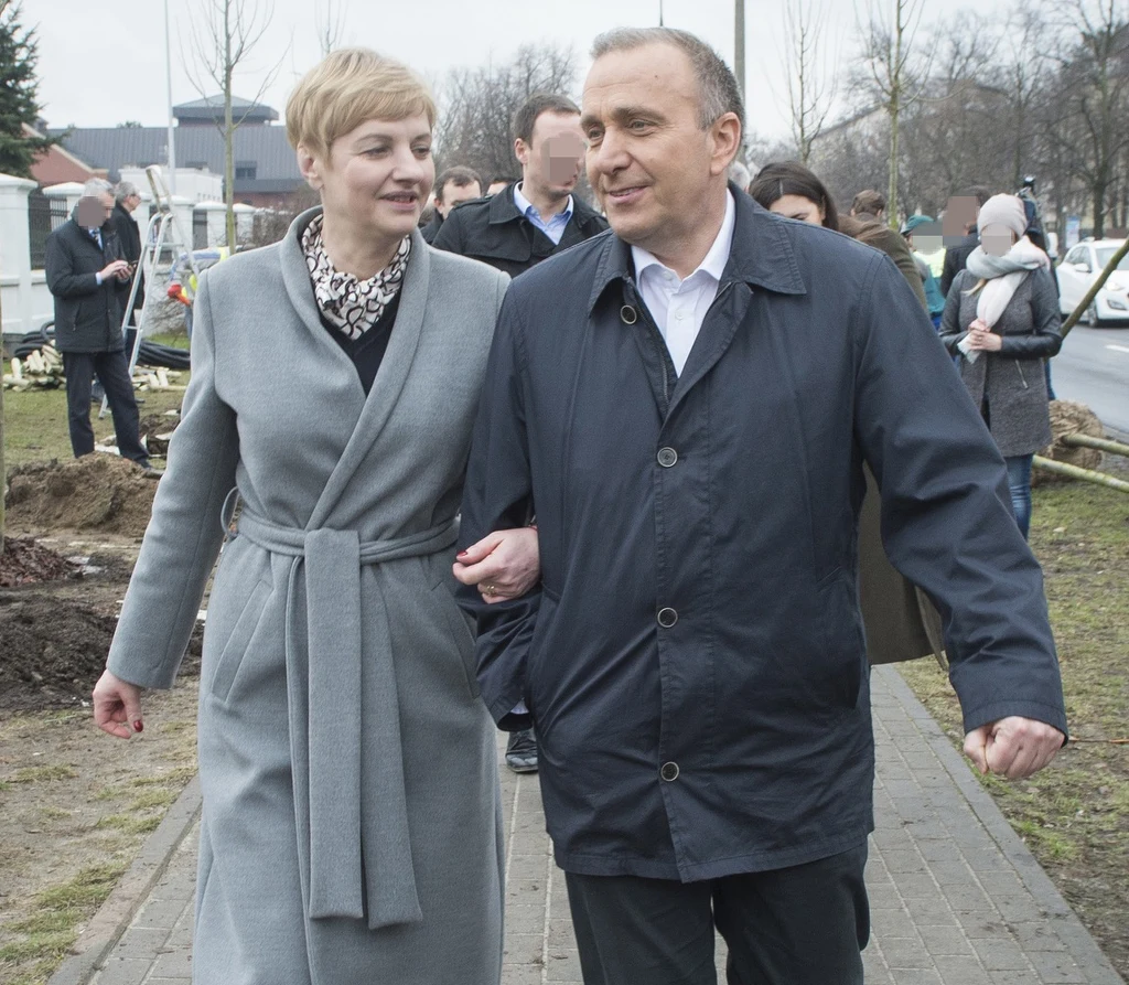 Grzegorz Schetyna z żoną Grzegorz Schetyna z żoną