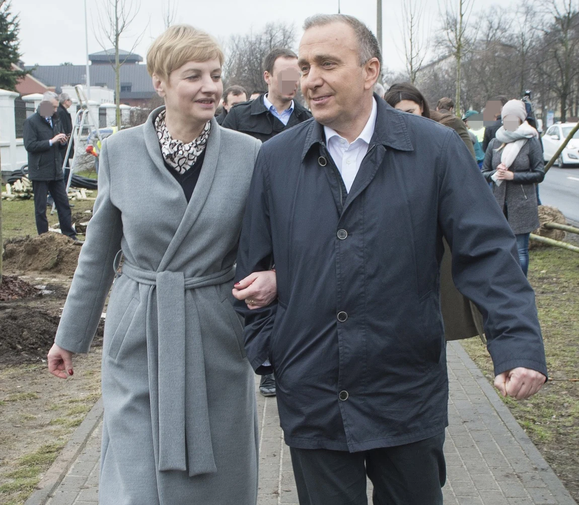Grzegorz Schetyna z żoną