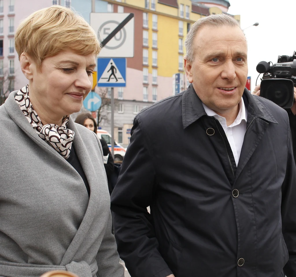 Grzegorz Schetyna z żoną Grzegorz Schetyna z żoną