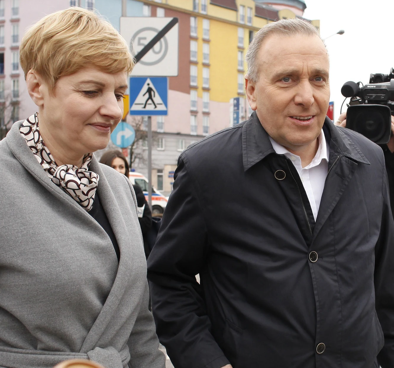 Grzegorz Schetyna z żoną