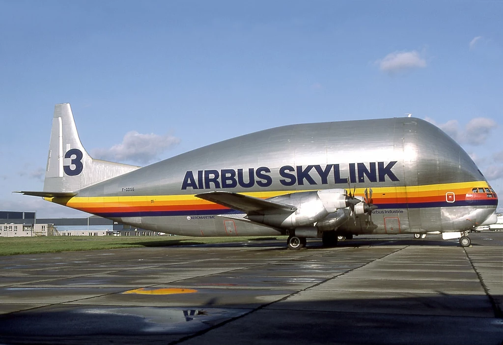 Super Guppy w barwach Airbus Skylink