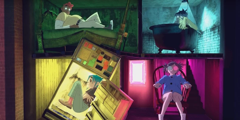 Kadr z teledysku "Saturnz Barz" Kadr z teledysku "Saturnz Barz"