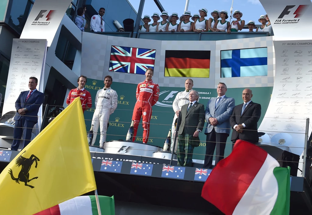 Podium Grand Prix Australii