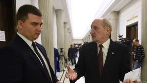 Bartłomiej Misiewicz i Antoni Macierewicz