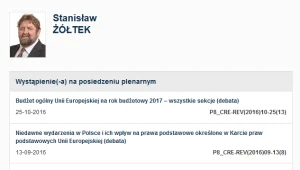 Aktywność parlamentarna europosła, fot. http://www.europarl.europa.eu